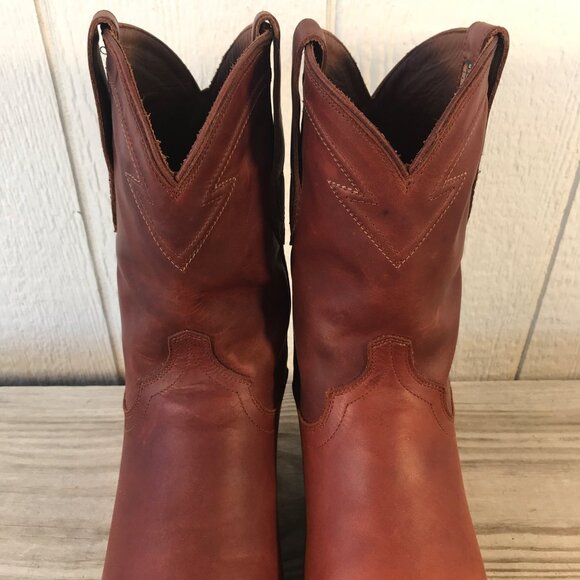 Tecovas Knox Mens Wedge Roper Briar Leather Western Boots 9 D 1025 - Picture 11 of 15